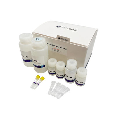Genomische DNA-Isolierungs-Ausrüstungen DNA-Reinigungs-Laborreagens-Blut DNA-Mini Kit