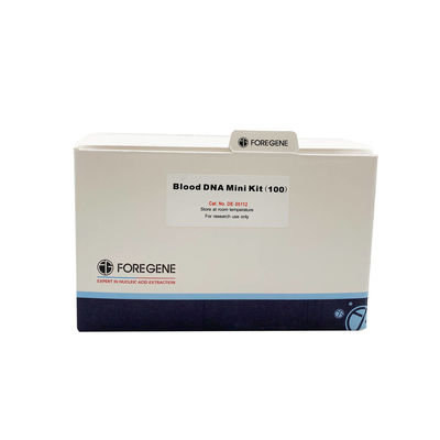 Genomische DNA-Isolierungs-Ausrüstungen DNA-Reinigungs-Laborreagens-Blut DNA-Mini Kit