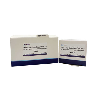 Hohe DNA-Extraktionsertrag Mäuseendstück SuperDirect PCR-Ausrüstungen für Mausdirekten PCR führen Raumtemperaturzerstörung durch