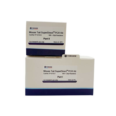 Hohe DNA-Extraktionsertrag Mäuseendstück SuperDirect PCR-Ausrüstungen für Mausdirekten PCR führen Raumtemperaturzerstörung durch