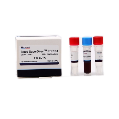 Laborreagens Blut super direkte PCR-Ausrüstungen unter Verwendung des Vollblutes anticoagulated mit EDTA
