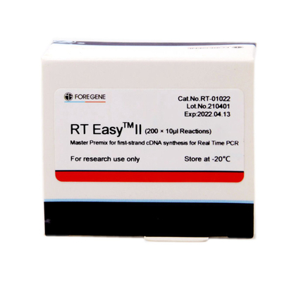 Vorlagenmischgut Foregene Funktelegrafie EasyTM II für erste Synthese des Strang-CDNA für Realzeit-PCR