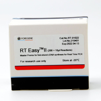 Vorlagenmischgut Foregene Funktelegrafie EasyTM II für erste Synthese des Strang-CDNA für Realzeit-PCR
