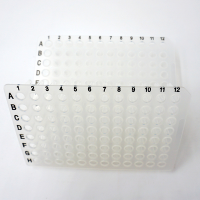 Foregene 10 überzieht Kit Lab Consumables Transparent 96 wohle PCR-Platte 100ul 200ul