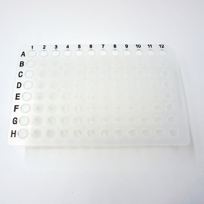 Foregene 10 überzieht Kit Lab Consumables Transparent 96 wohle PCR-Platte 100ul 200ul