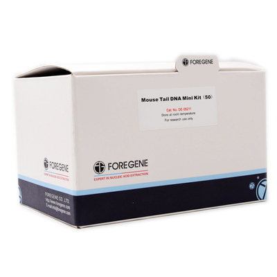 Mäuseendstück DNA-Extraktion Kit Isolation 1.25ml X2 Foregene genomische schnelle