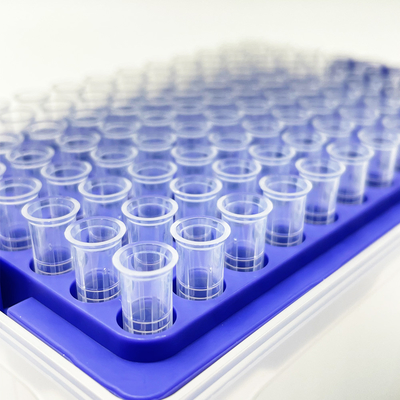 Importierte medizinische pp.-Materialien pipettieren Spitzen 100ul mit der DNAse, die frei sind und der freien RNase