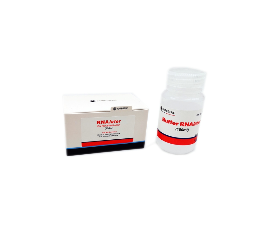 Isolierungs-Ausrüstungen RNAlater-Schutz-Lösung RNS 50ml 100ml 100ml×4 für Gewebe-Probe