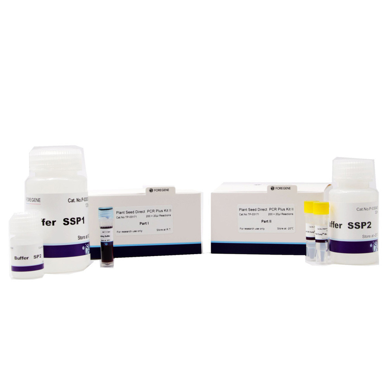 Betriebssamen direkter PCR plus Ausrüstung I für die Betriebssamen, die Polysaccharid-und Polyphenol-Komponenten enthalten